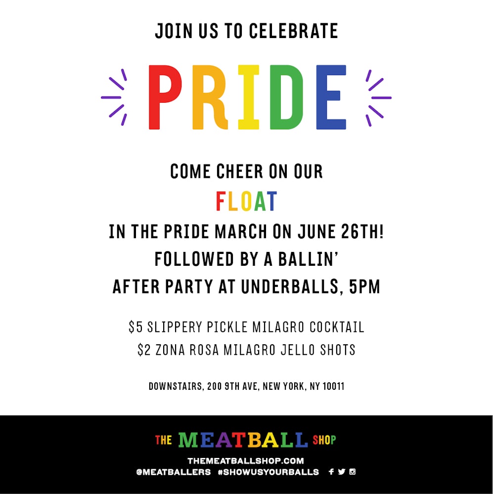pride celebration announcement
