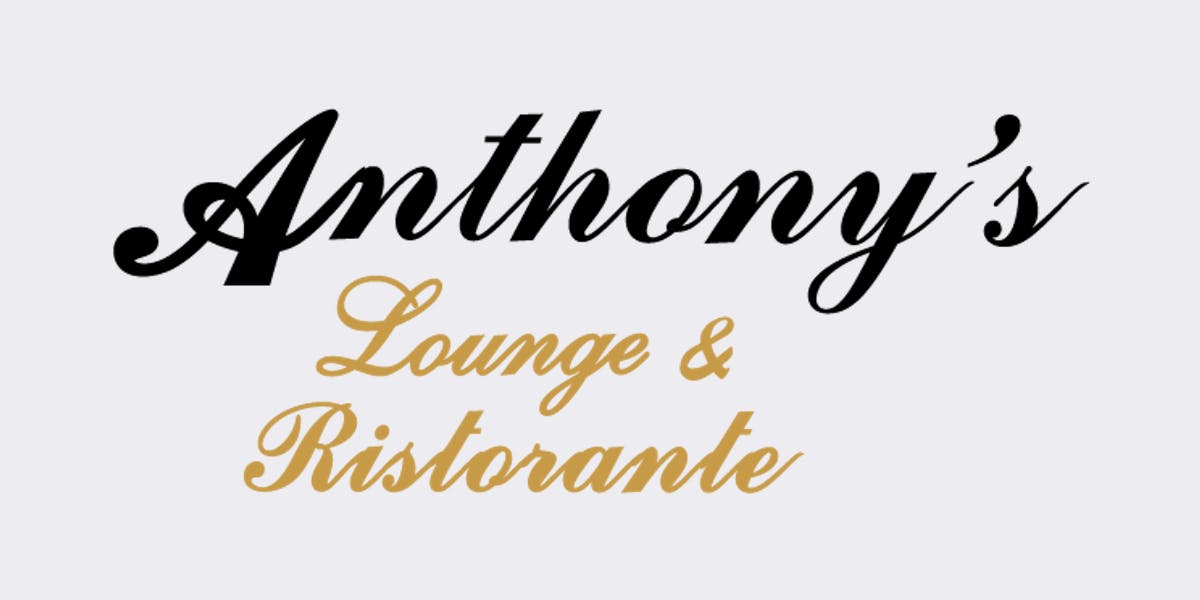 Anthony's Lounge & Ristorante restaurant logo - View nutrition facts, calories, and macros for menu items at 24630 Washington Ave STE 100, Murrieta, CA 92562