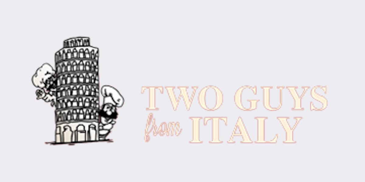 Two Guys From Italy restaurant logo - View nutrition facts, calories, and macros for menu items at 1199 Texas Palmyra Hwy Ste D Honesdale, PA 18431