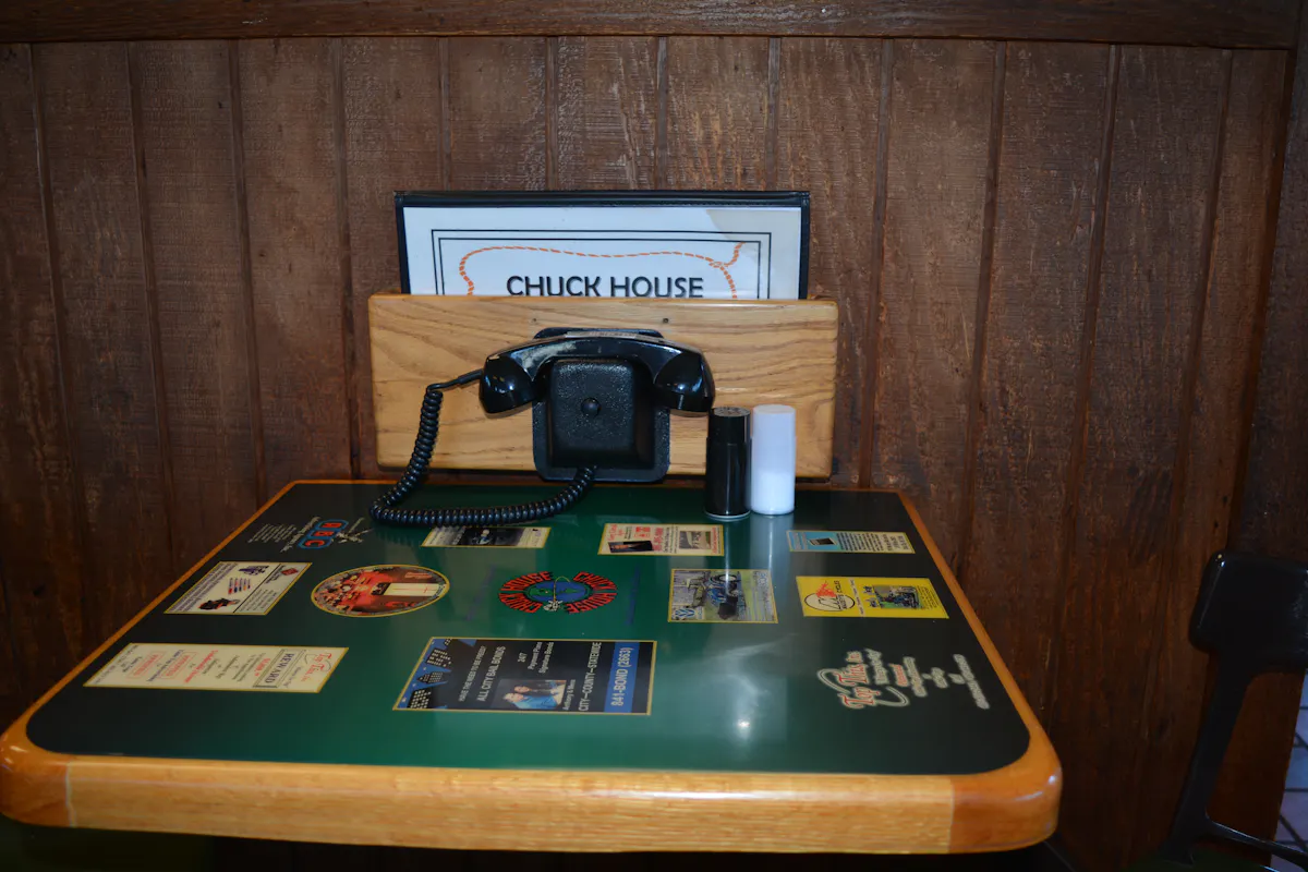 the phone ordering system has been a staple for Chuck House since 1978