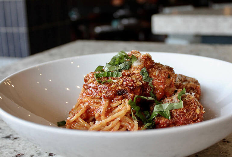a plate of food with broccoli