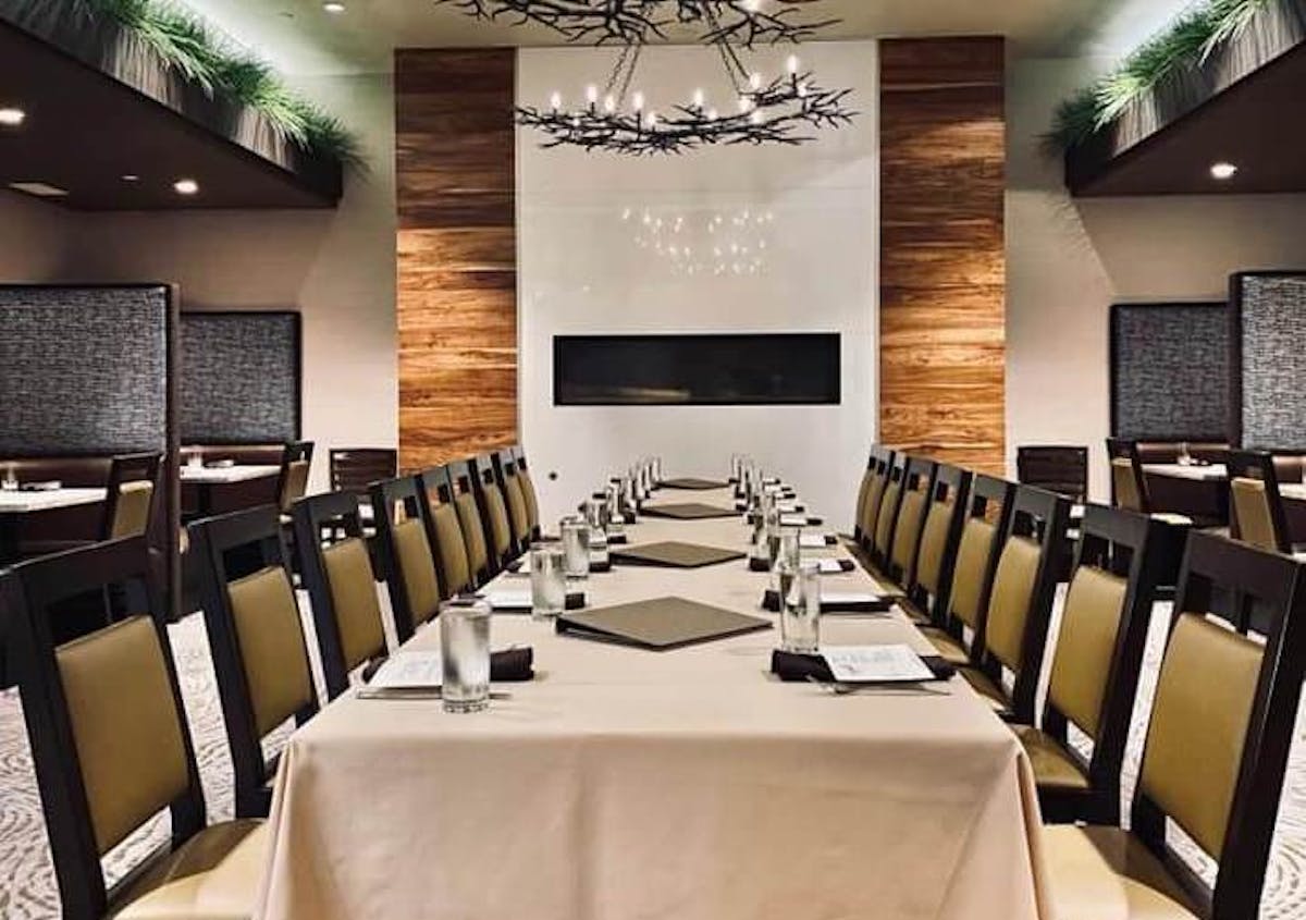 a dining table