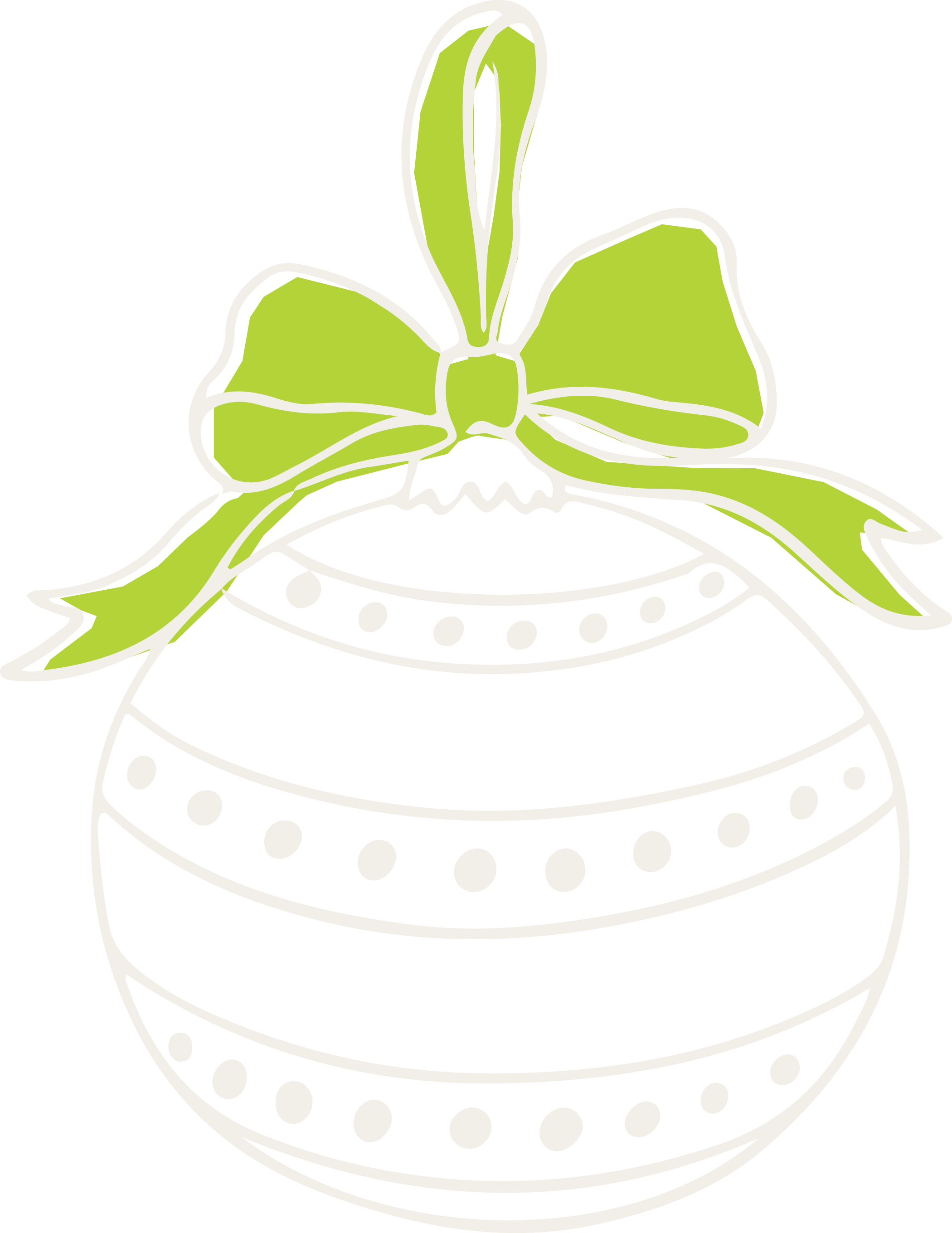 a black and white drawing of a christmas ornament