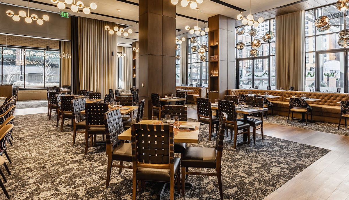a dining area