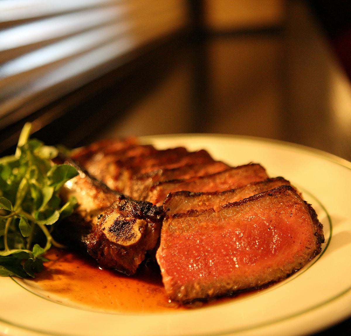 a close up of food