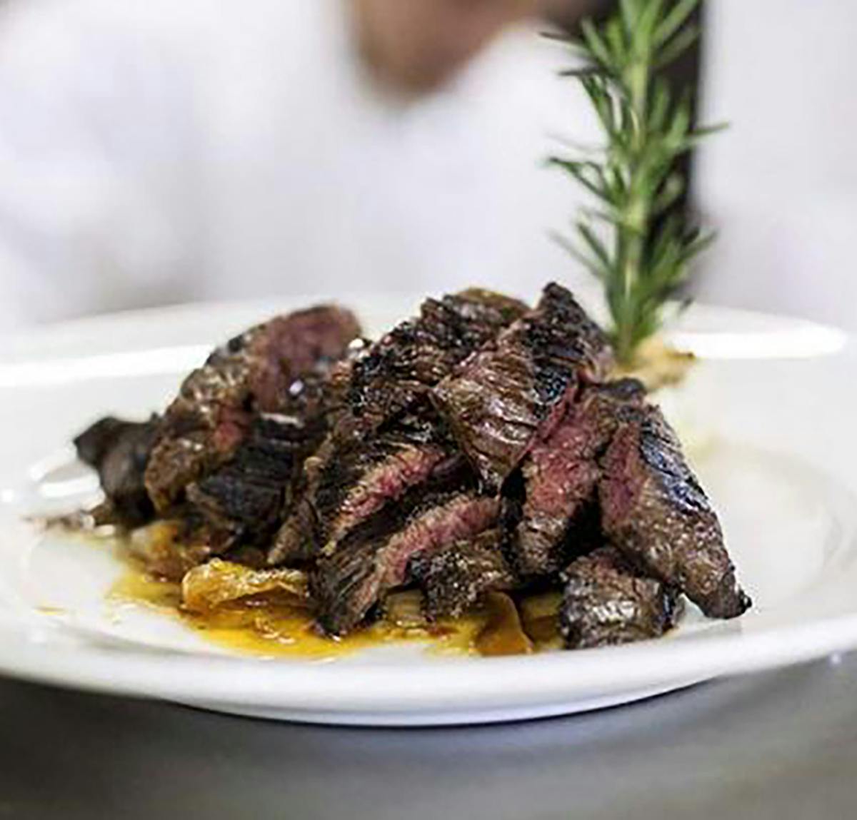 a close up of food