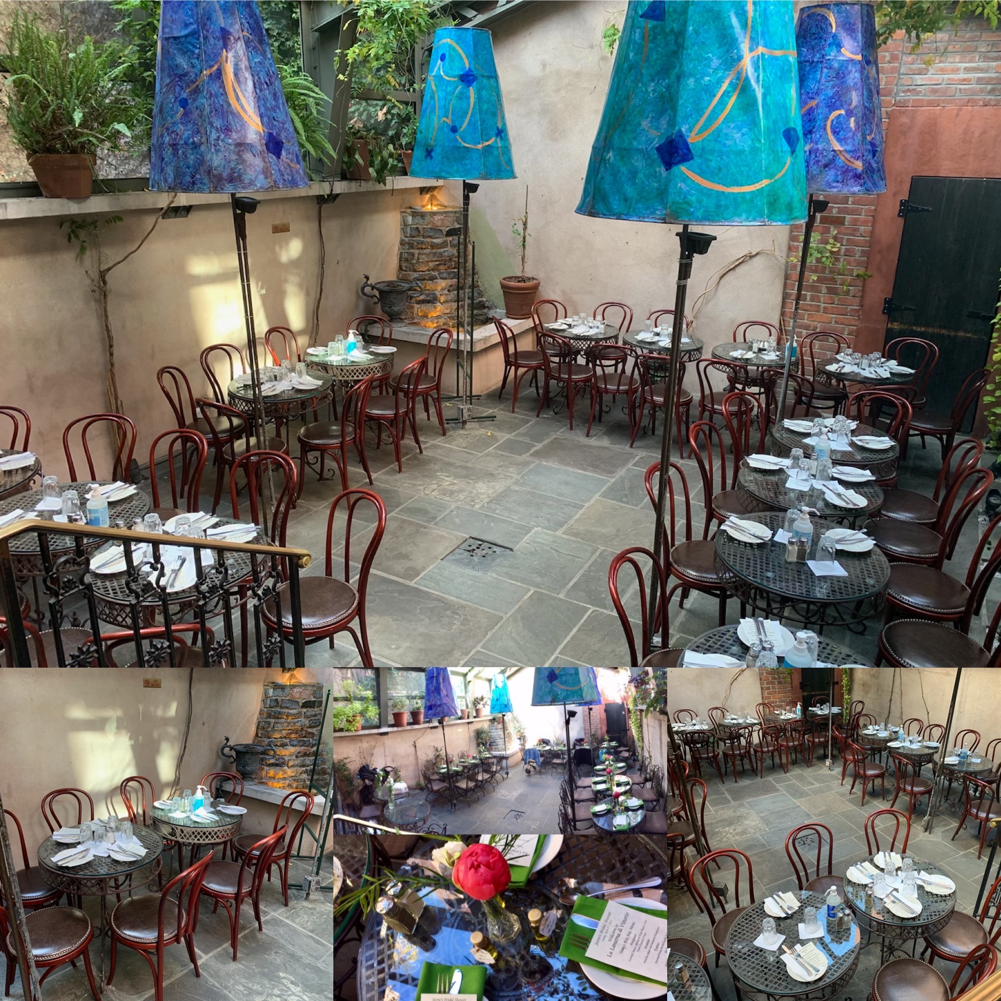 Private Events La Lanterna In New York NY   7491Rear Garden Collage.JPG