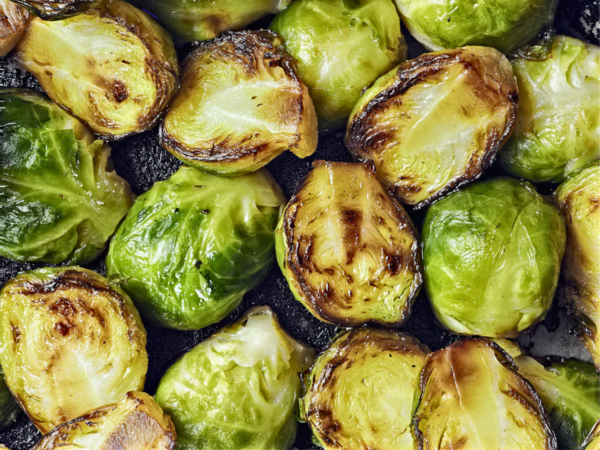a close up of food
