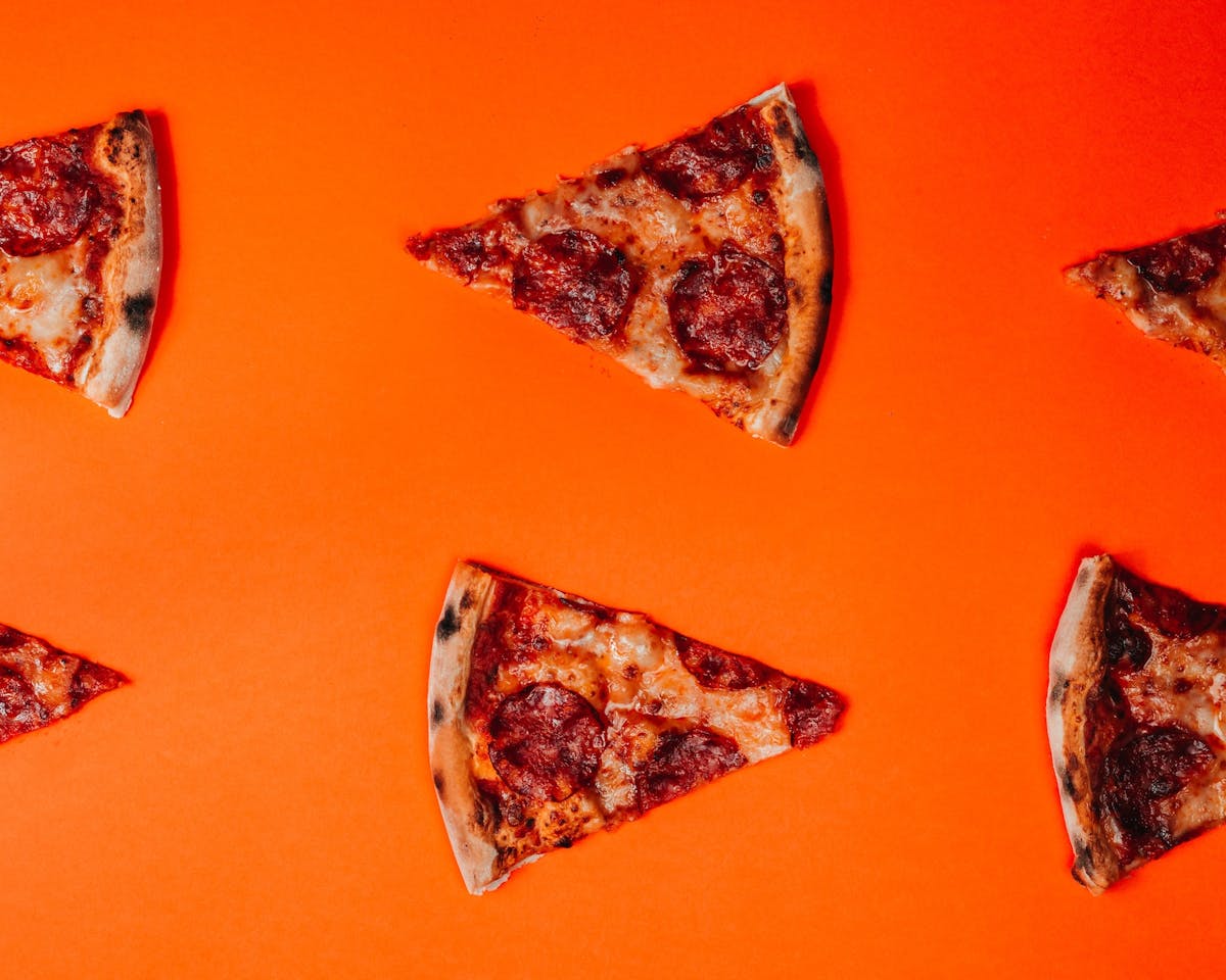 a slice of pizza
