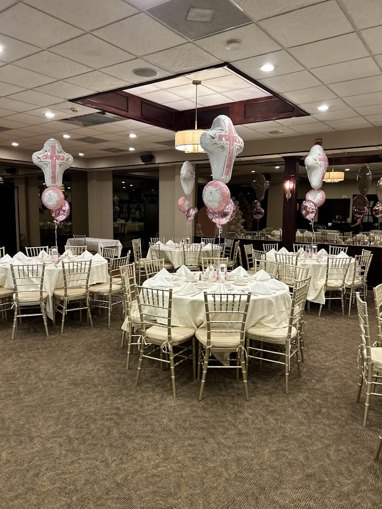 a group of people in a room