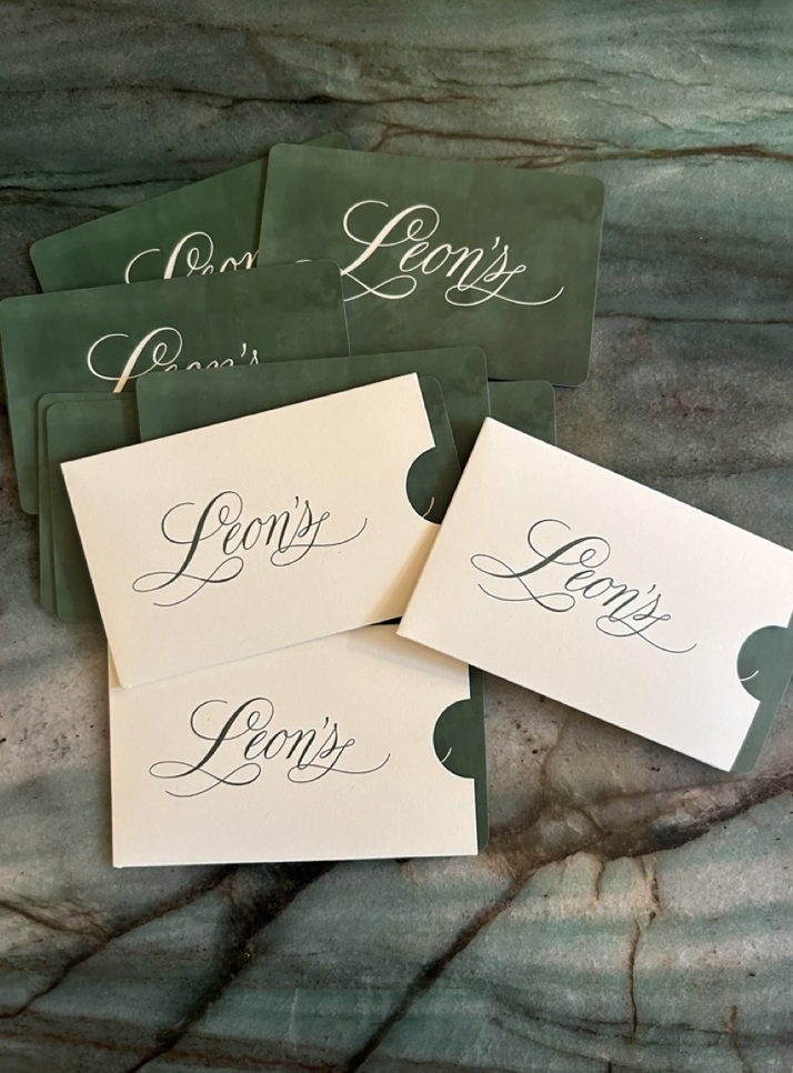Leon's Greenwich Village NYC Gift Cards