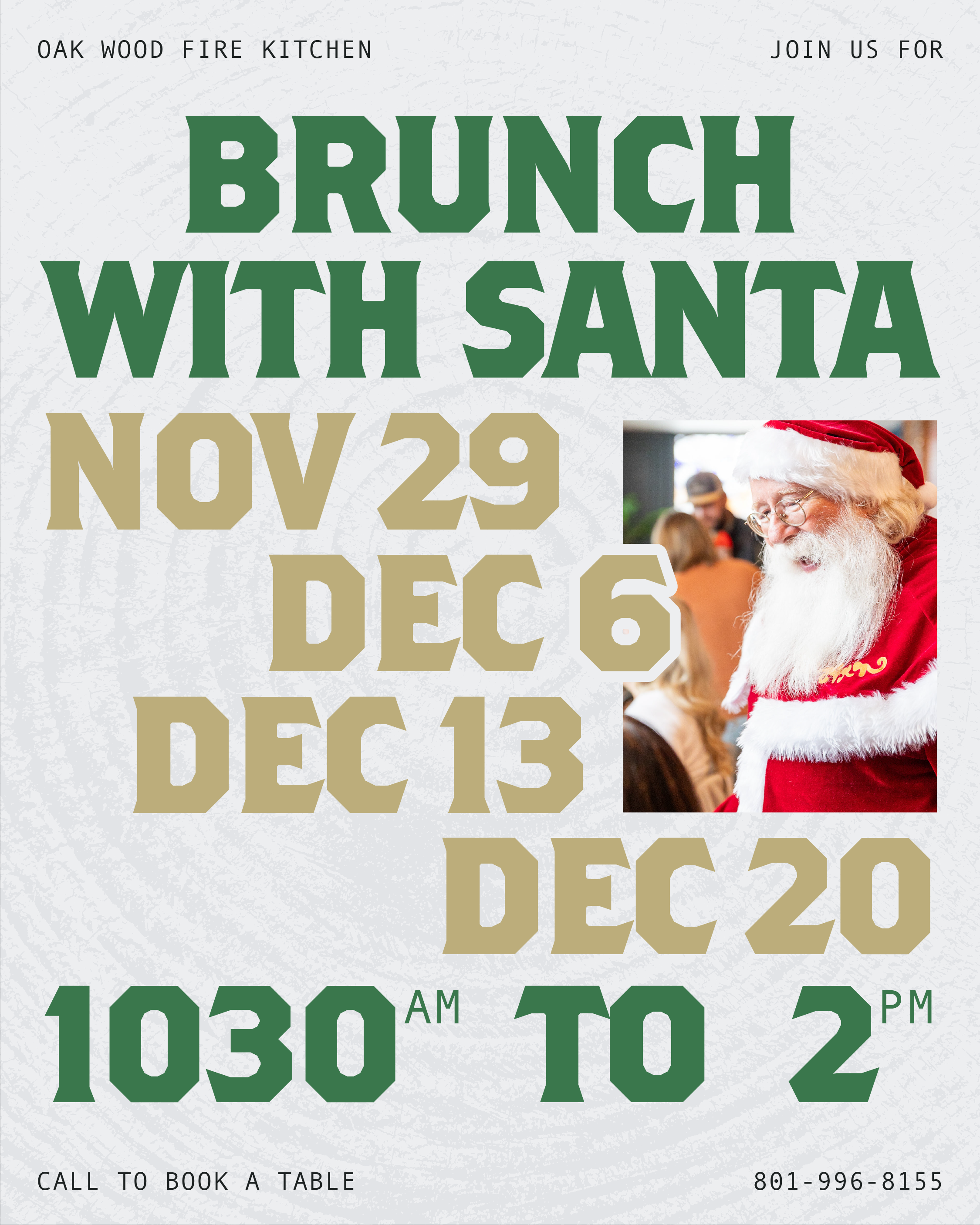 Brunch with Santa in Draper