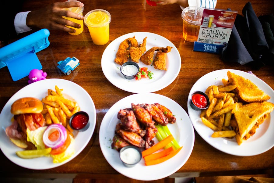 Football Stadium Food Menu