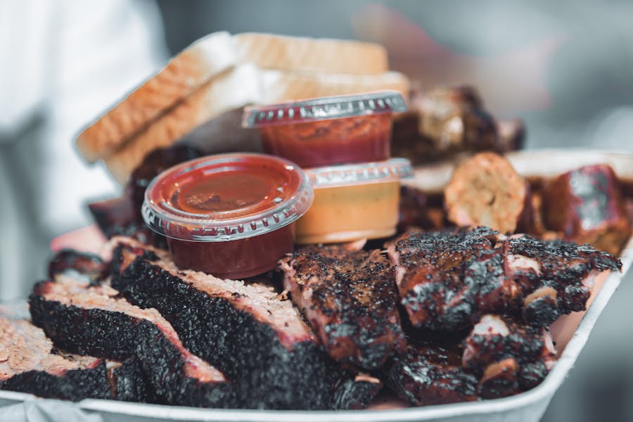 Authentic barbecue at Joe's Diner, serving 60+ years