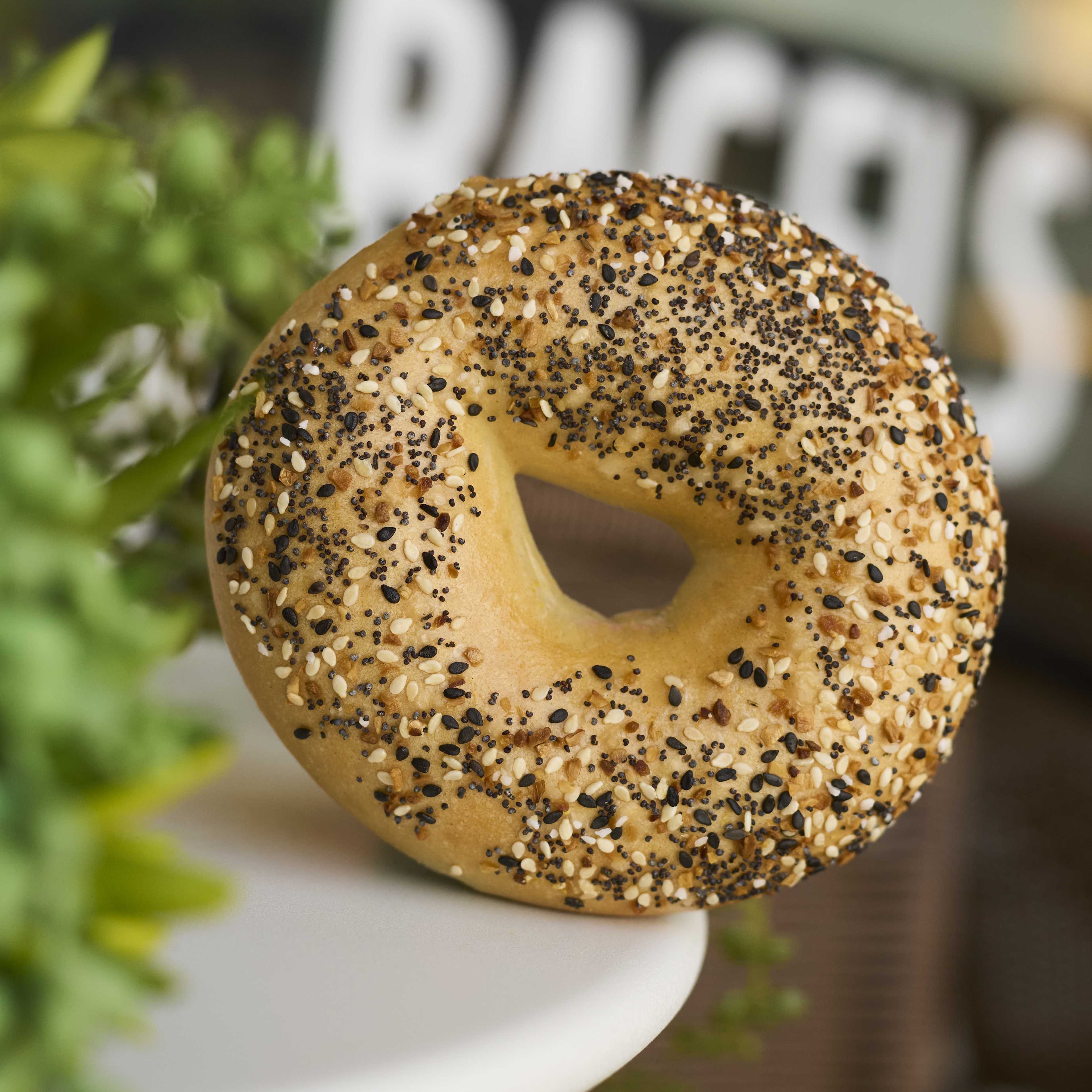 a close up of food