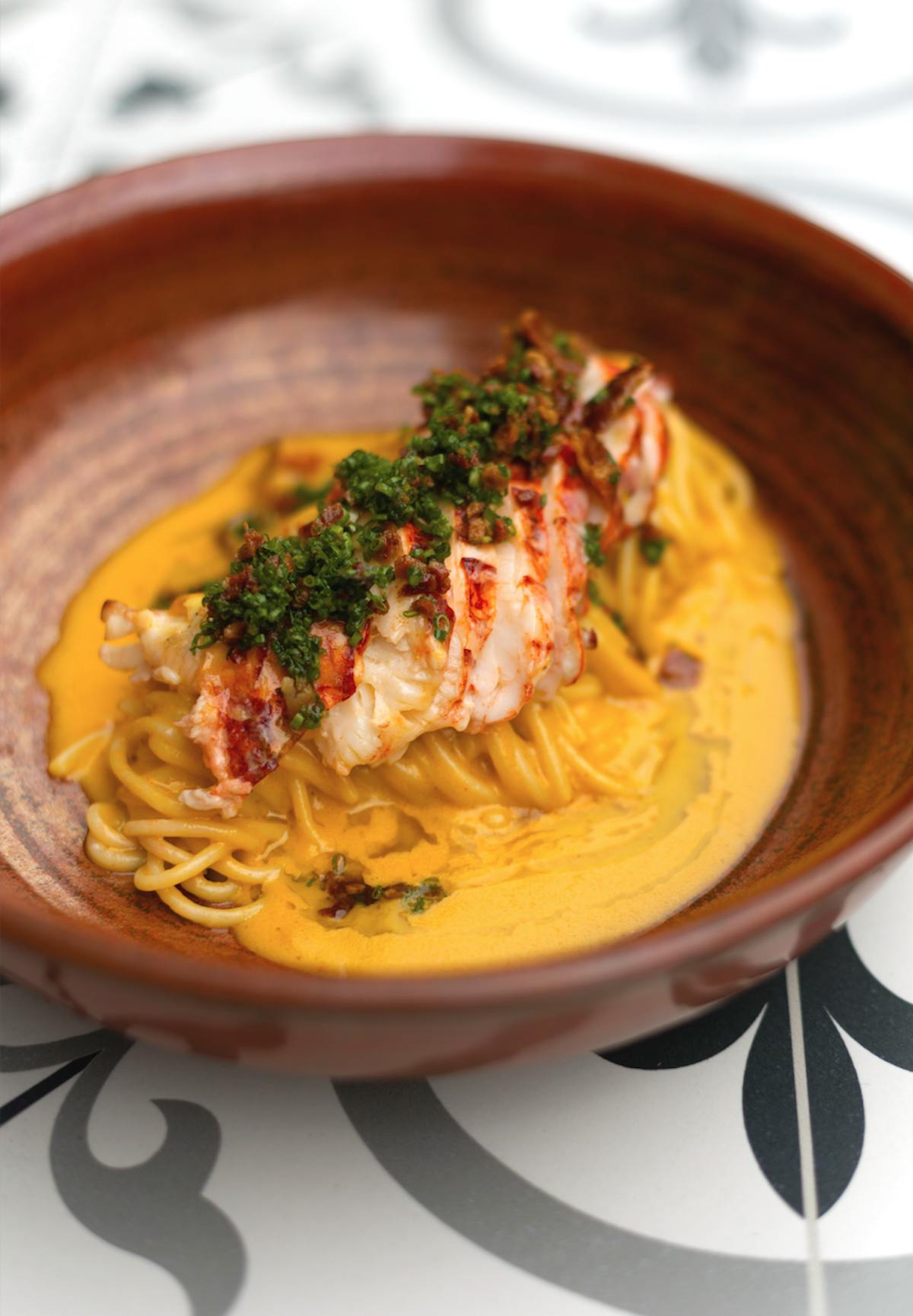lobster spaghetti Downtown San Diego seafood lionfish