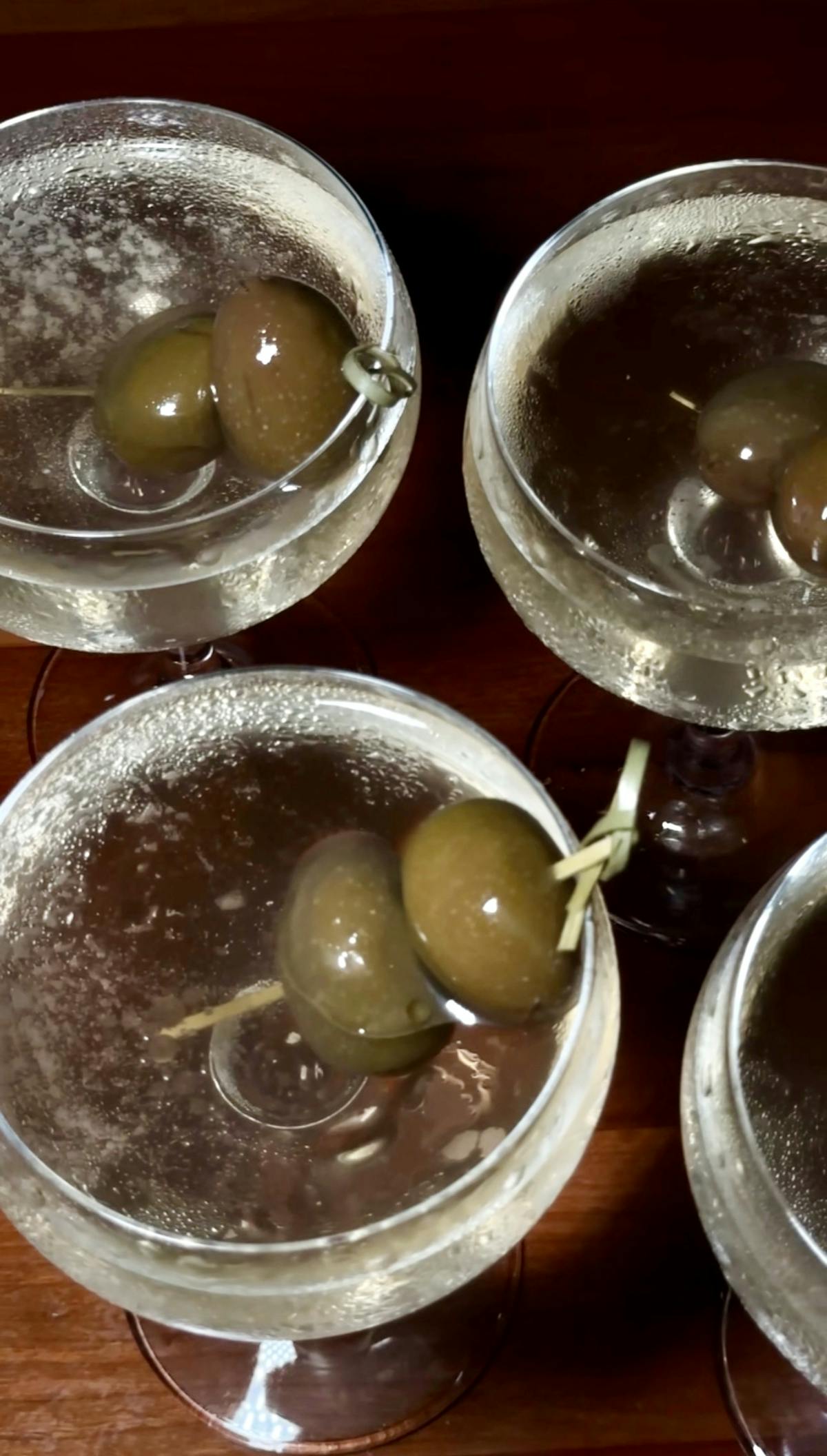 martini party at a seafood restaurant in gaslamp quarter, San Diego.