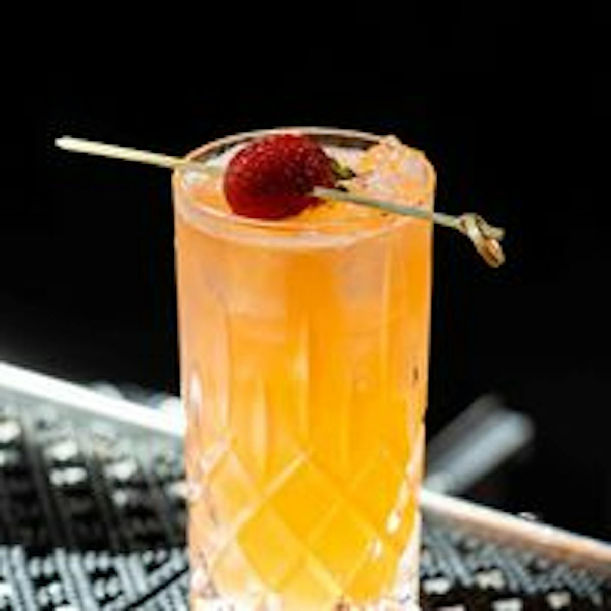 a glass of orange juice