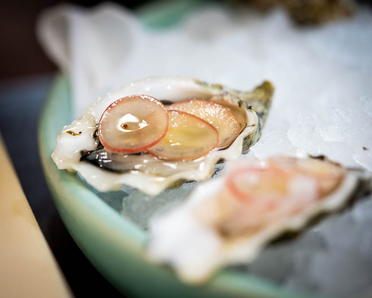 Oysters at the best San Diego Seafood Restaurant, Lionfish.