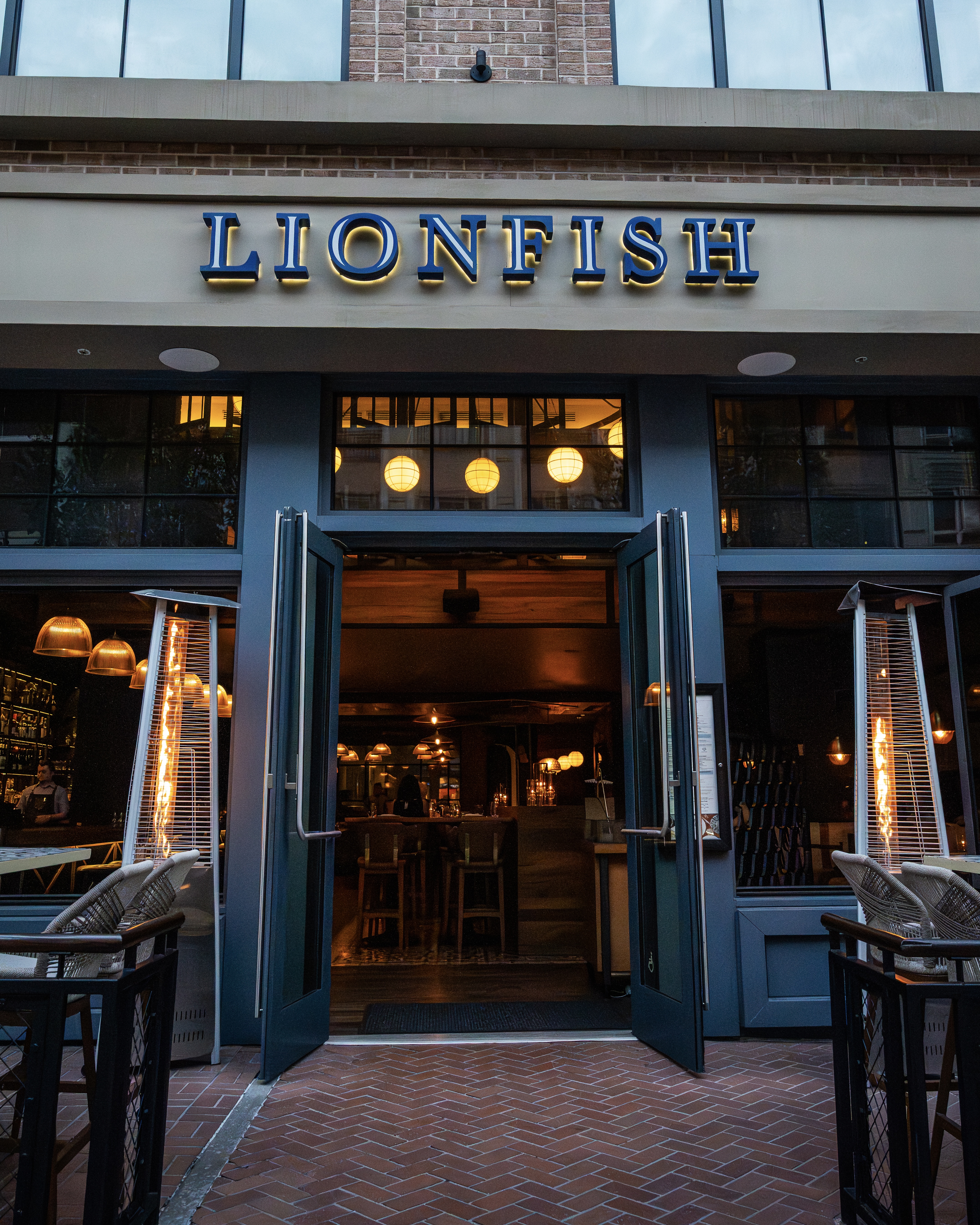 Fresh sushi rolls and seafood dishes at Lionfish in downtown San Diego