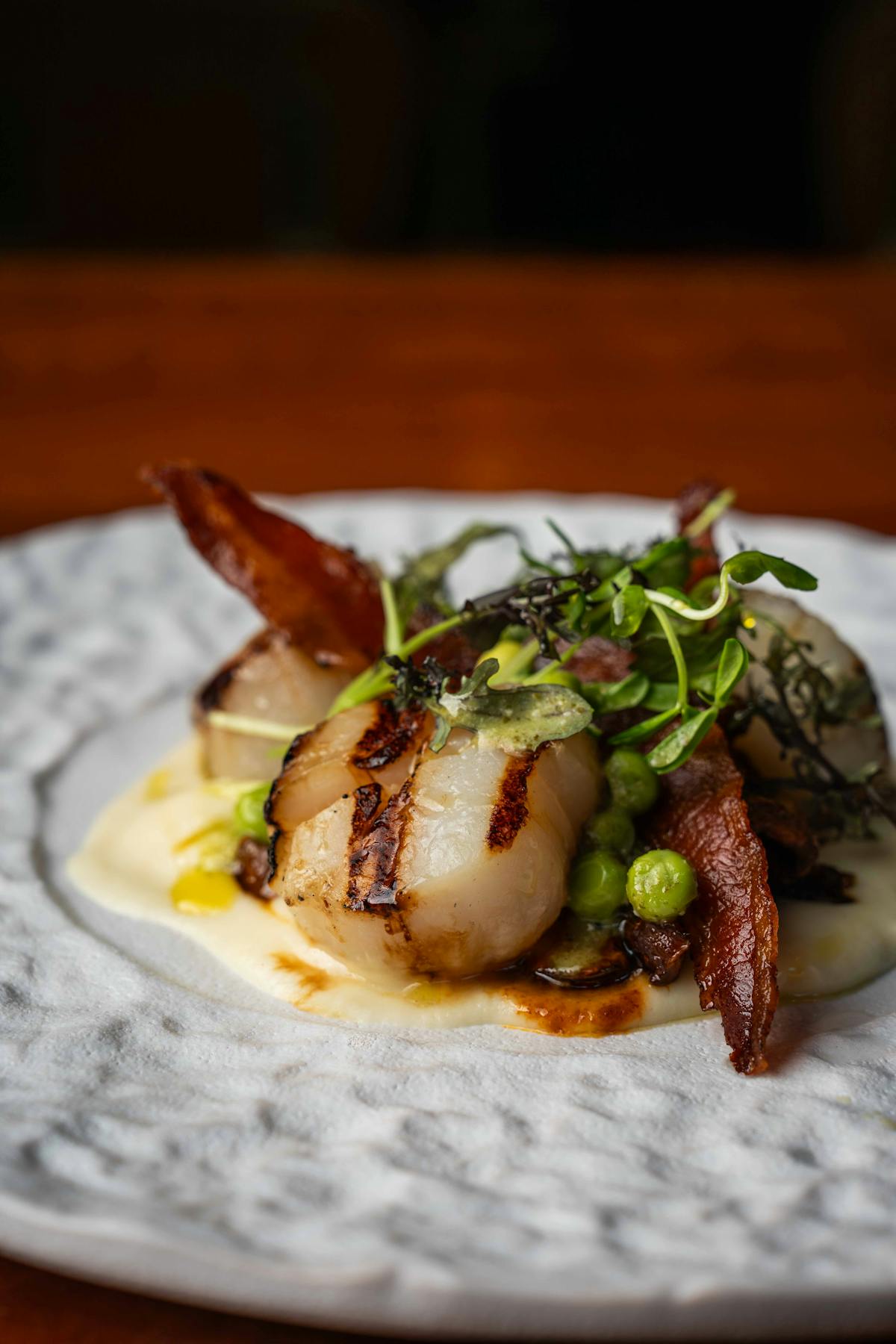 downtown San Diego seafood lionfish scallops