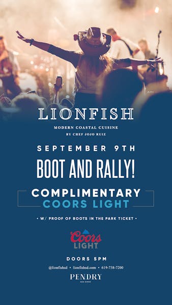 Boot and Rally! Lionfish