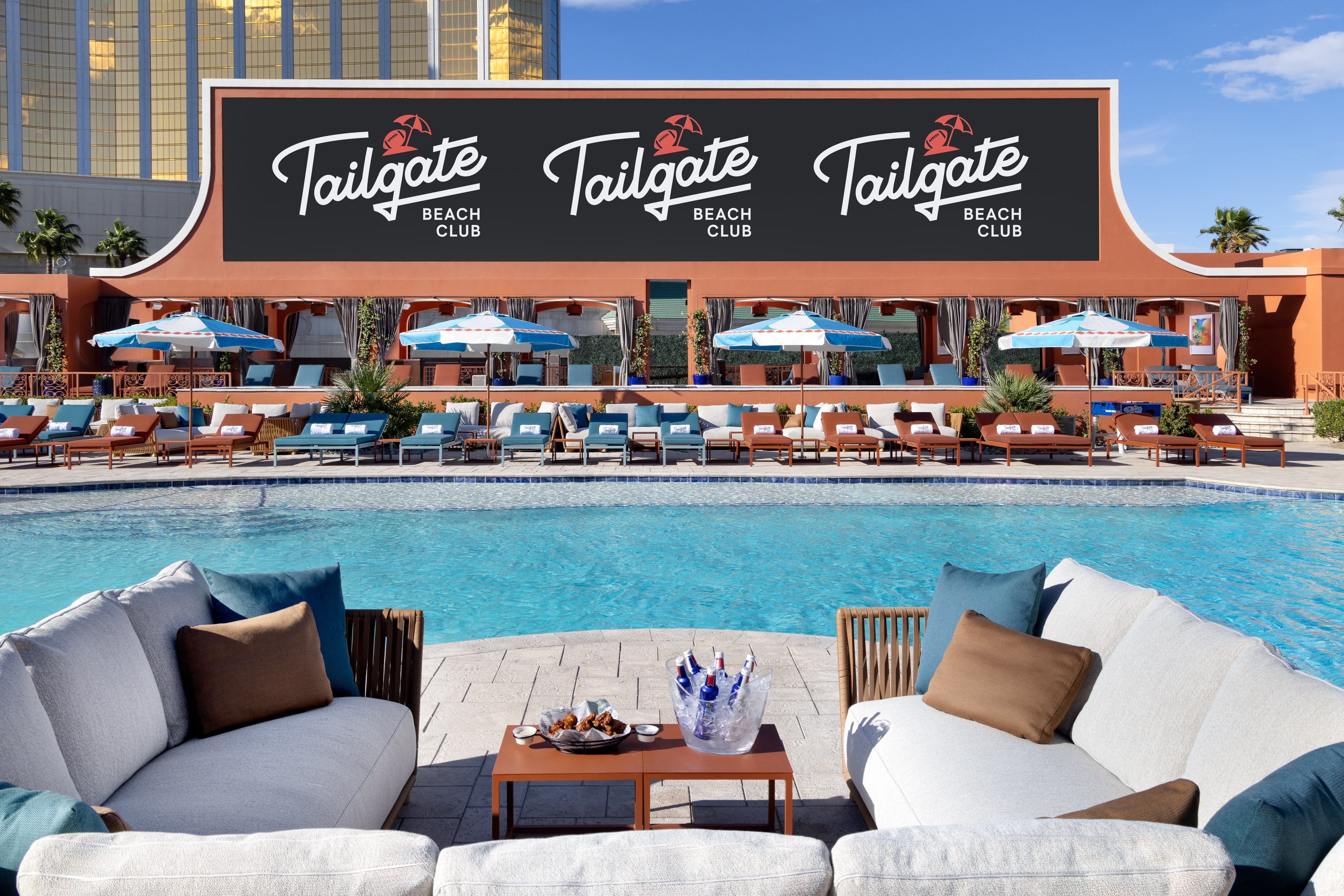 Tailgate Beach Club LED screens