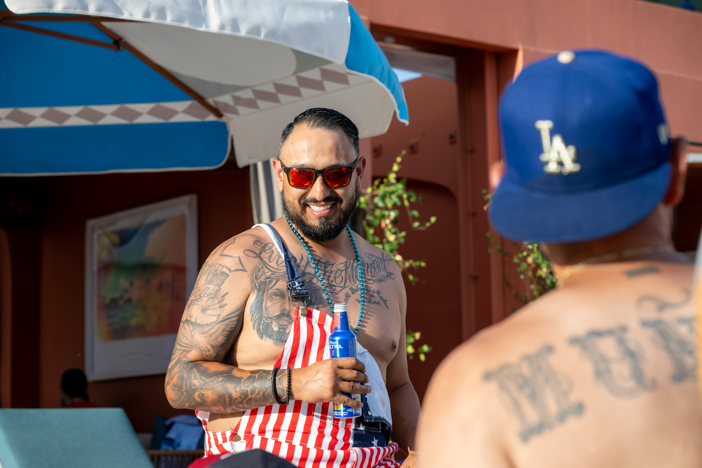 Tailgate Beach Club guests celebrating a Team USA watch party