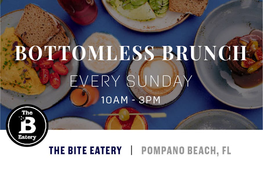 Bottomless Brunch The Bite Eatery Food Hall in Pompano Beach, FL