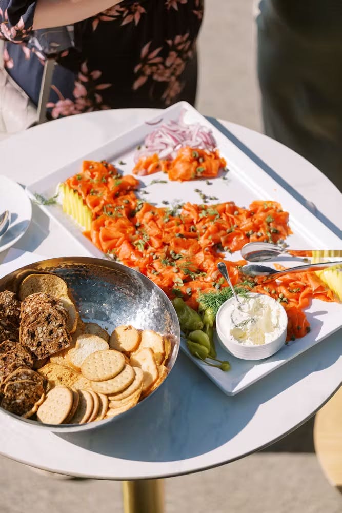 image of food platters on a table