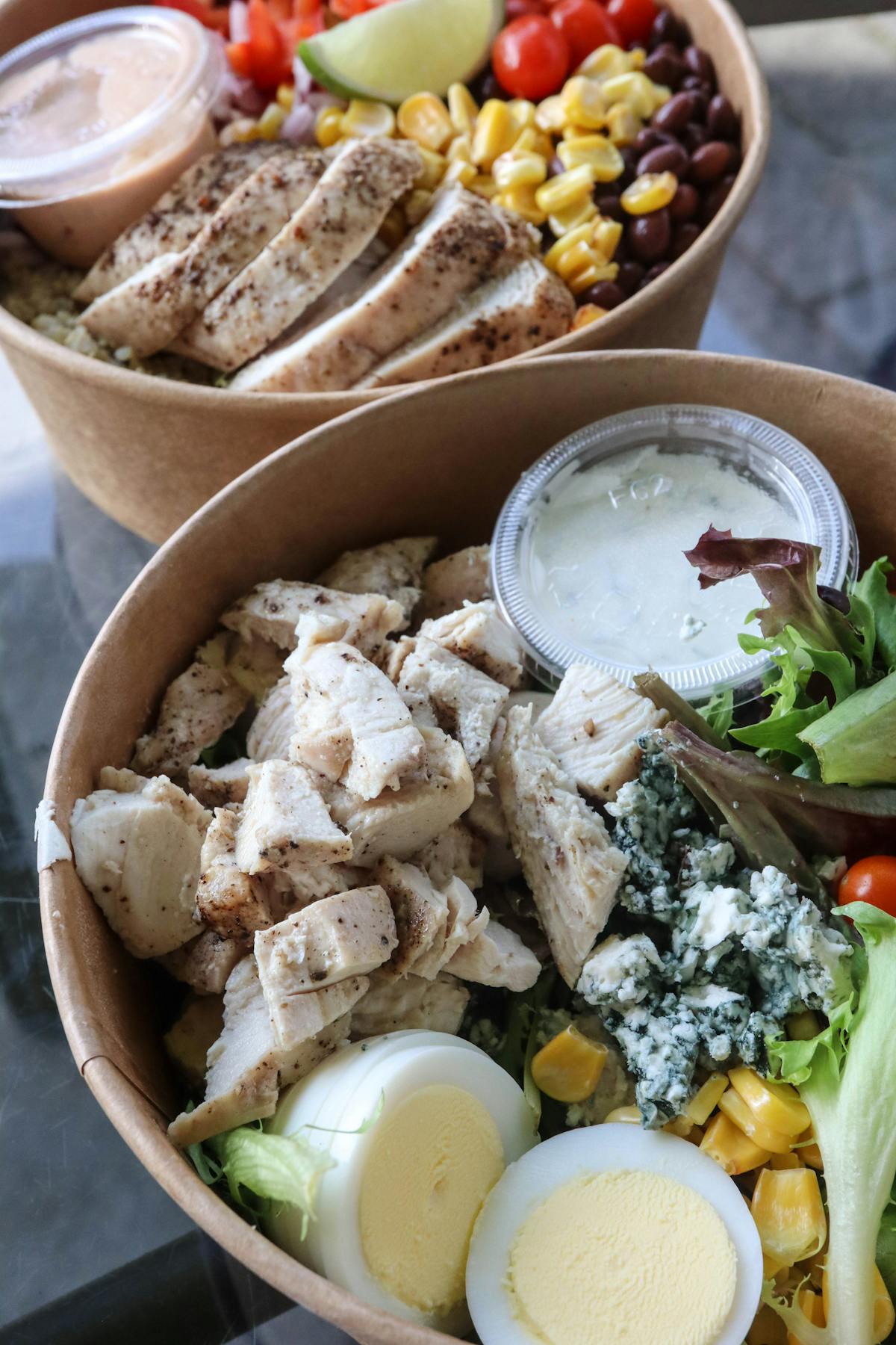 image of a cobb salad bowl by truffles fine foods