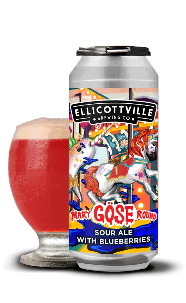 Mary Gose Round Blueberry by Ellicottville Brewing Co