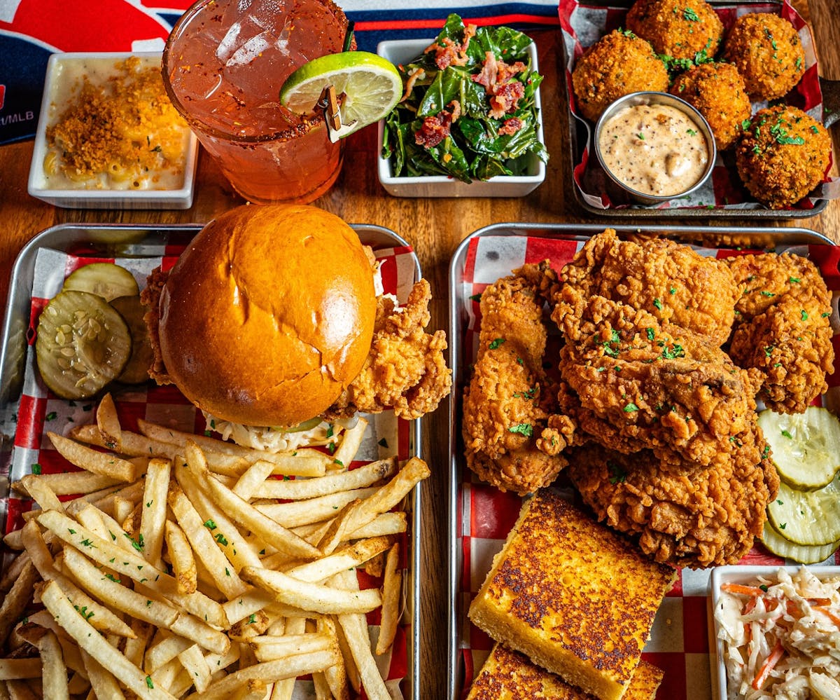 a box filled with different types of food