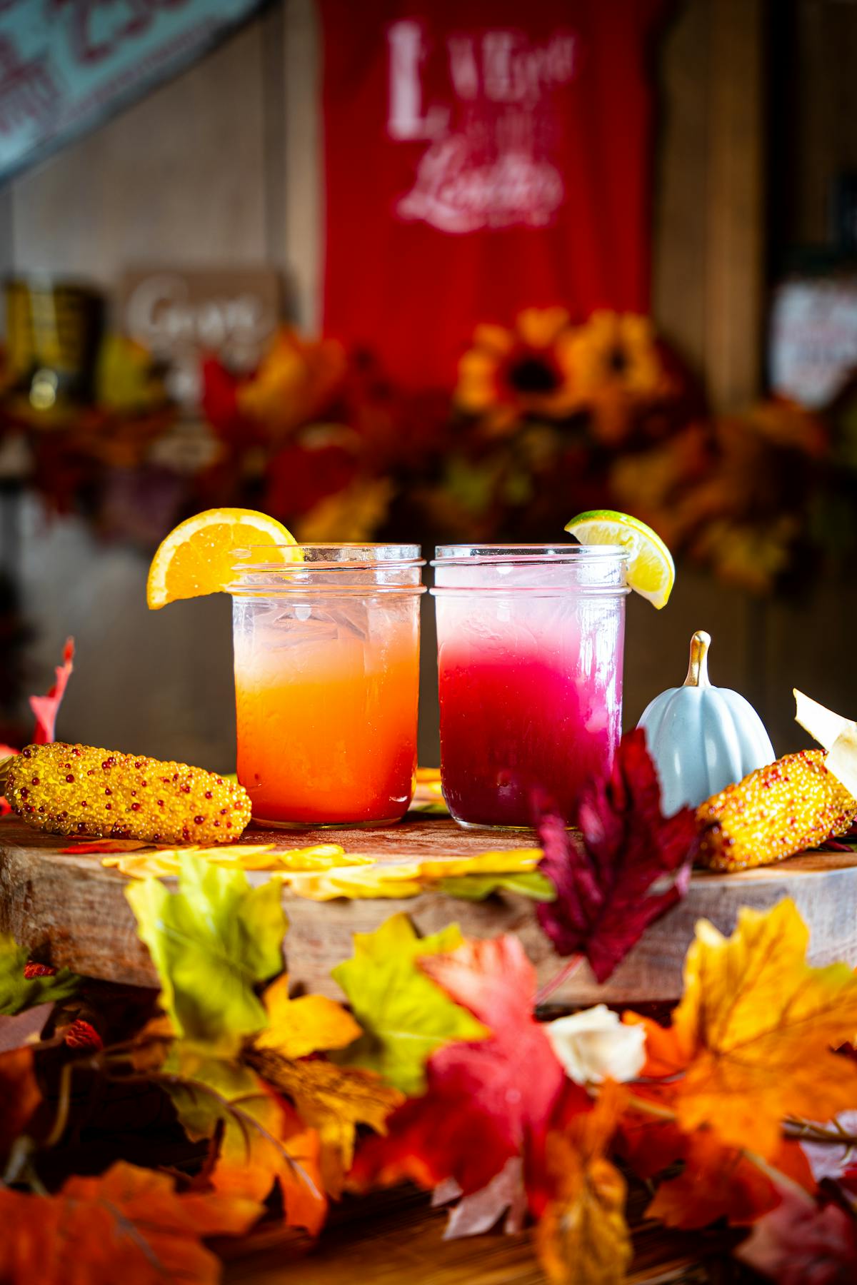 a table topped with plates of food