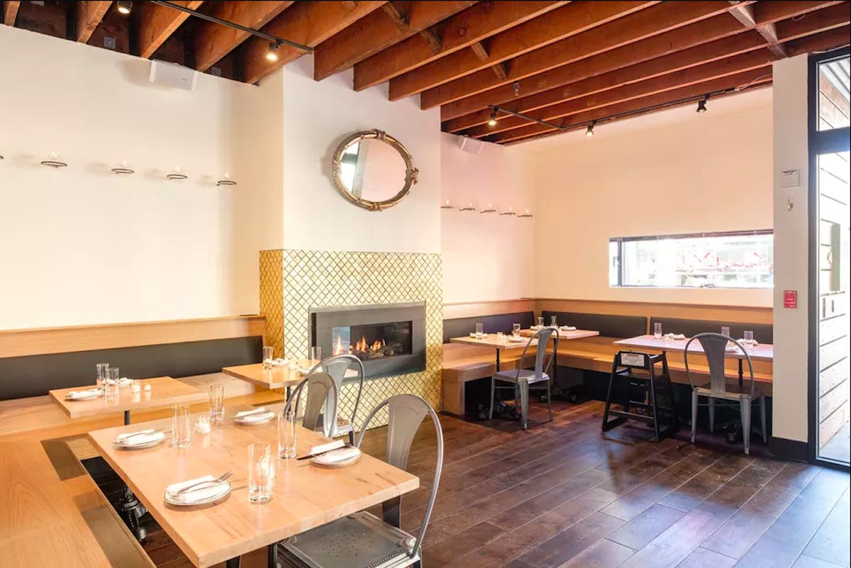 Lounge and Fireplace Dining