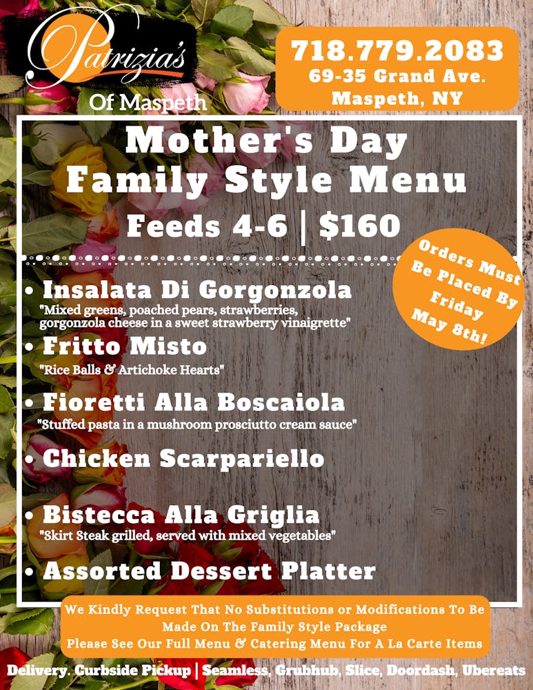 Maspeth Hours + Location Patrizia's