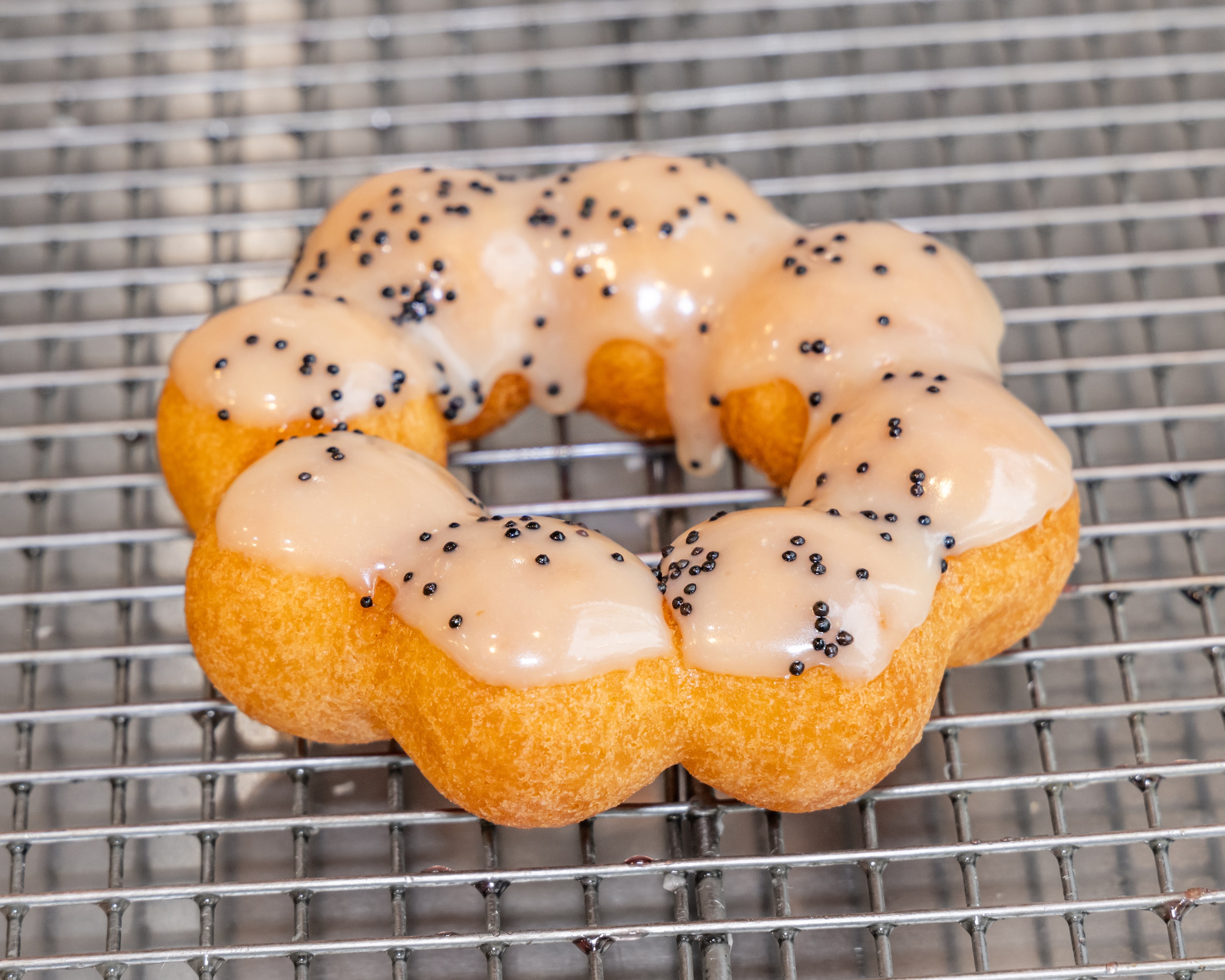 Milk Tea Mochi Donut Donut