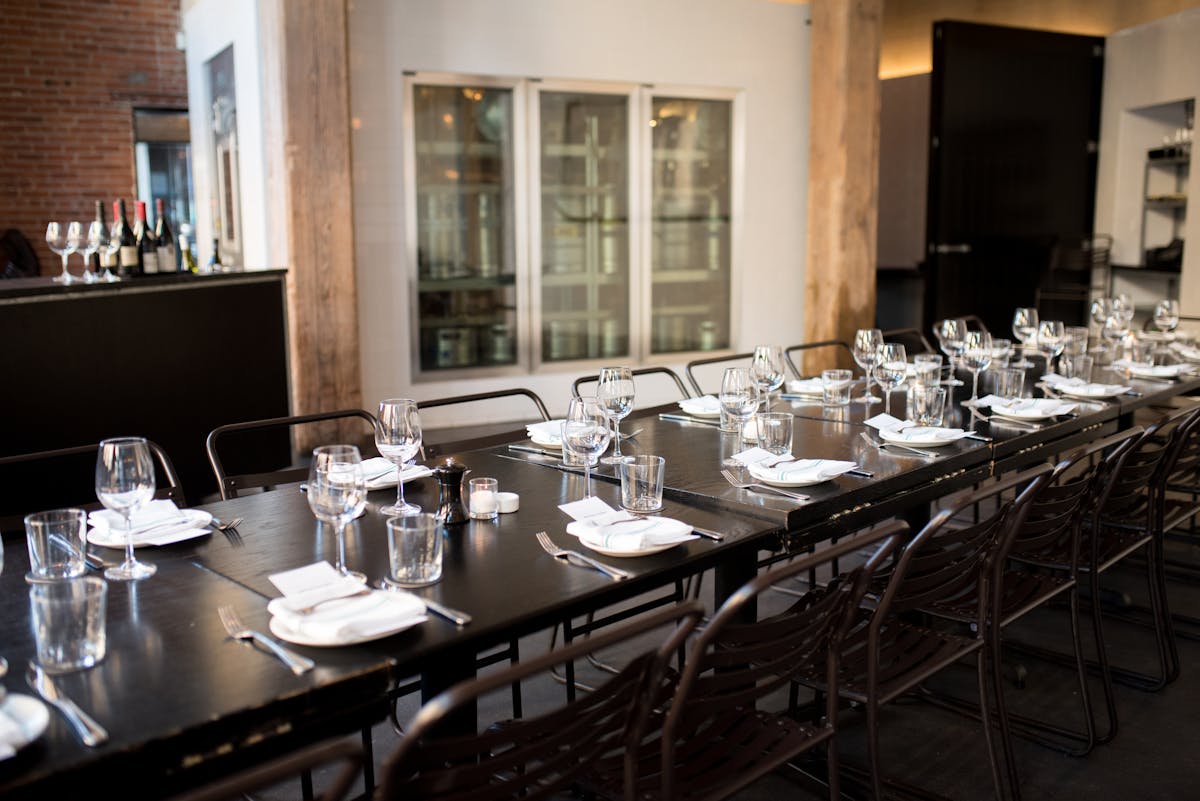 a dining room table