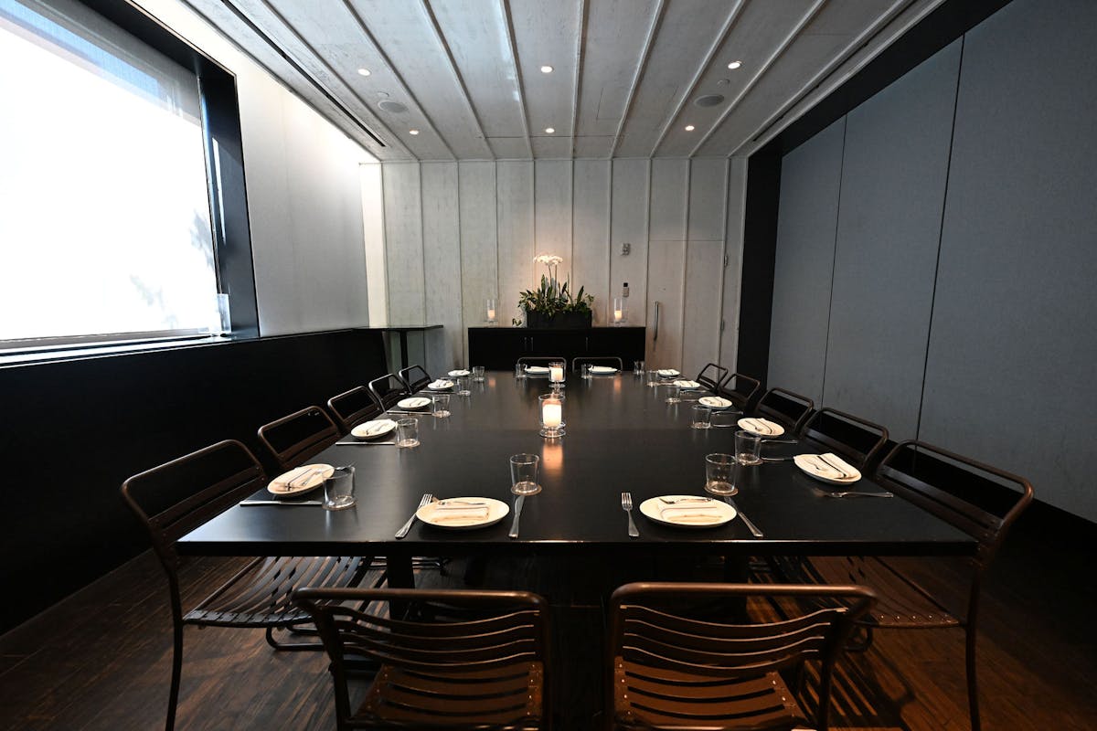 a dining room table