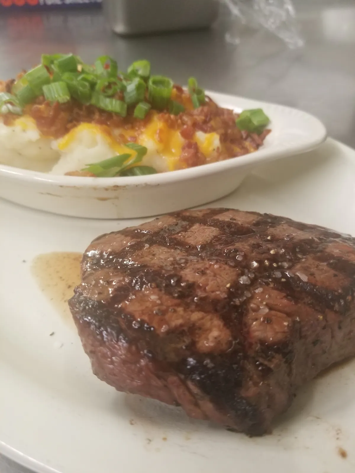 a close up of a plate of food