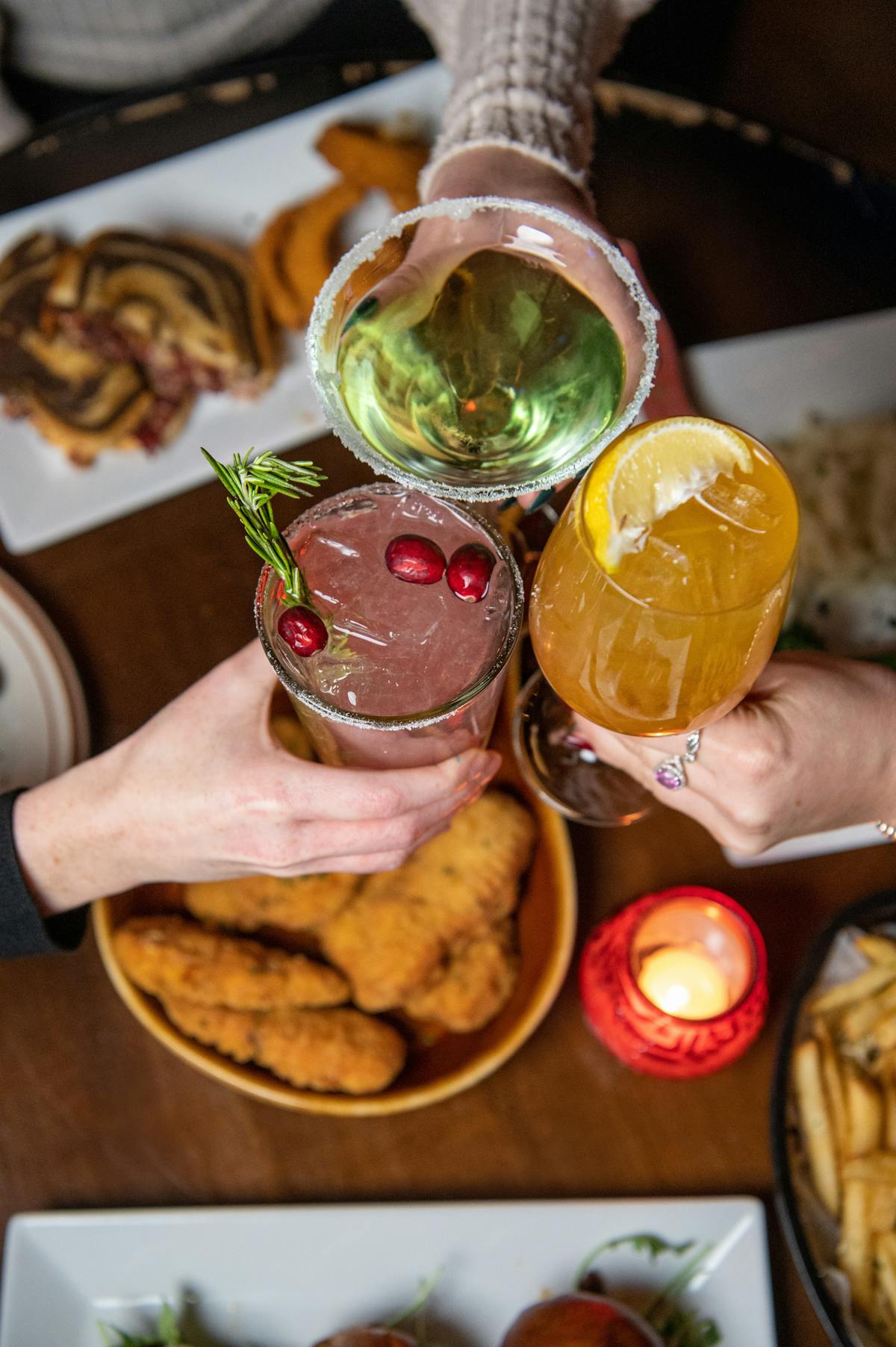 a bowl of food on a table