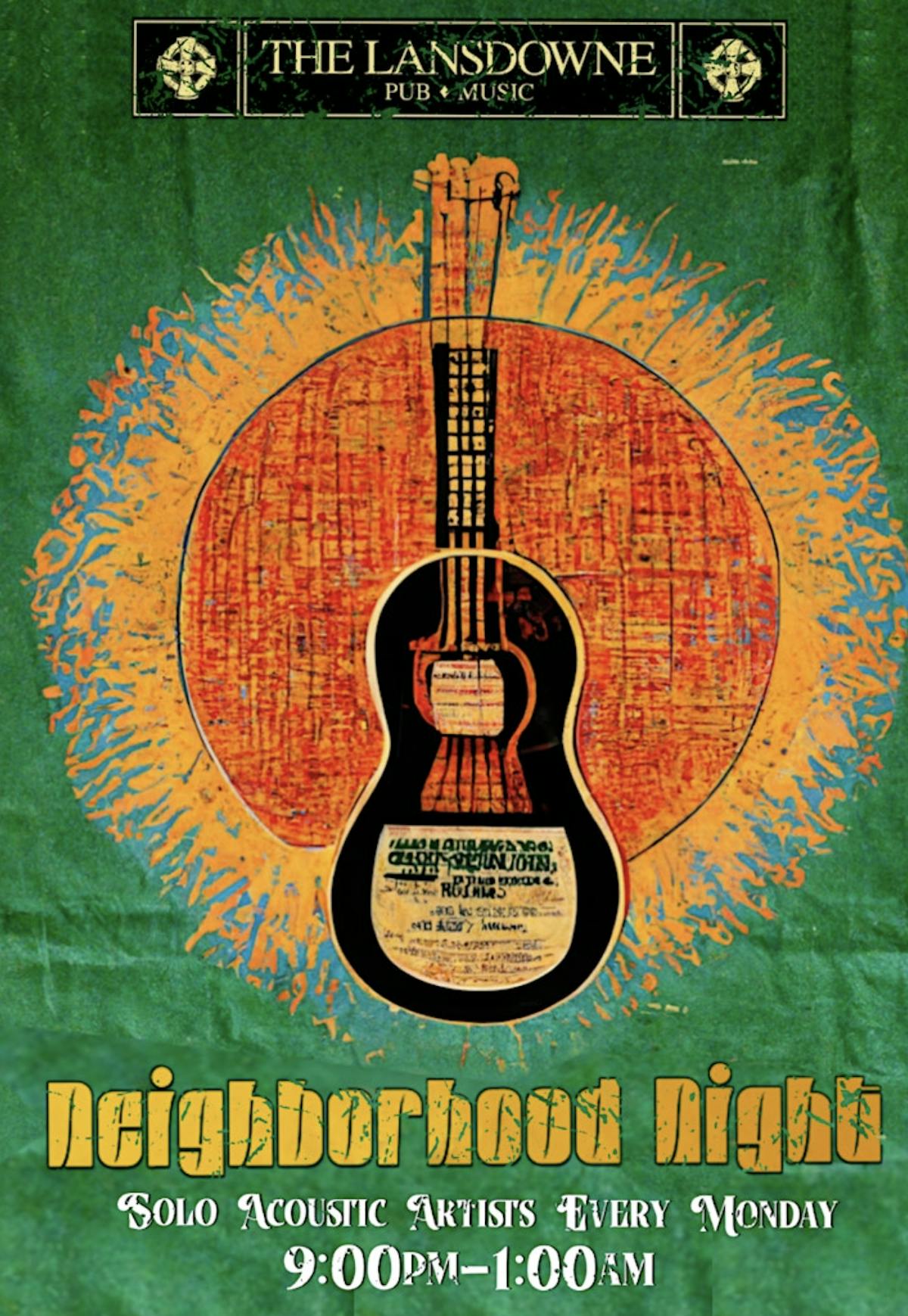 neighborhood night flyer