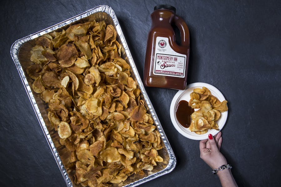 Saratoga Chips with BBQ Sauce Montgomery Inn