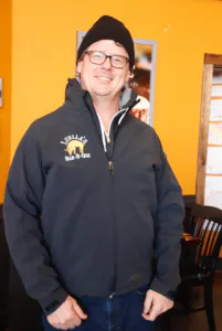 a man standing in a room