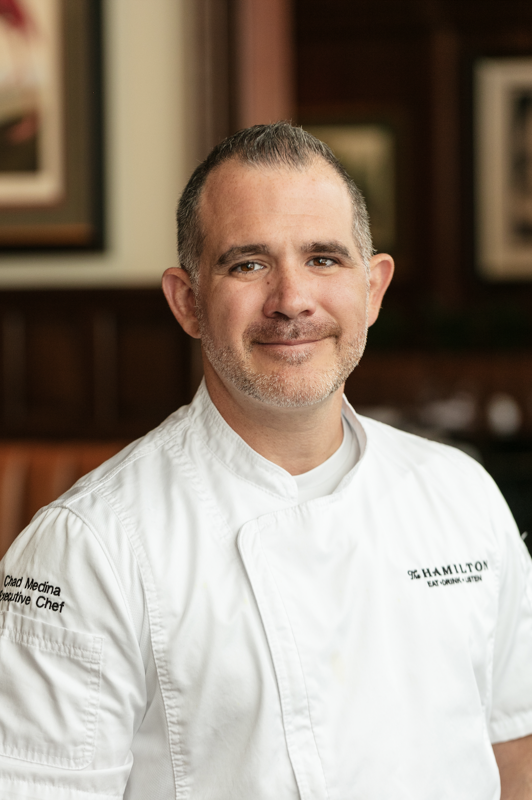 a man looking at the camera