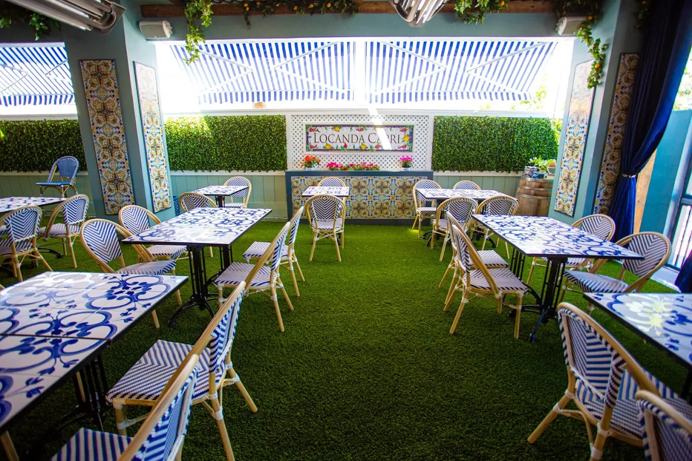 an outdoor restaurant