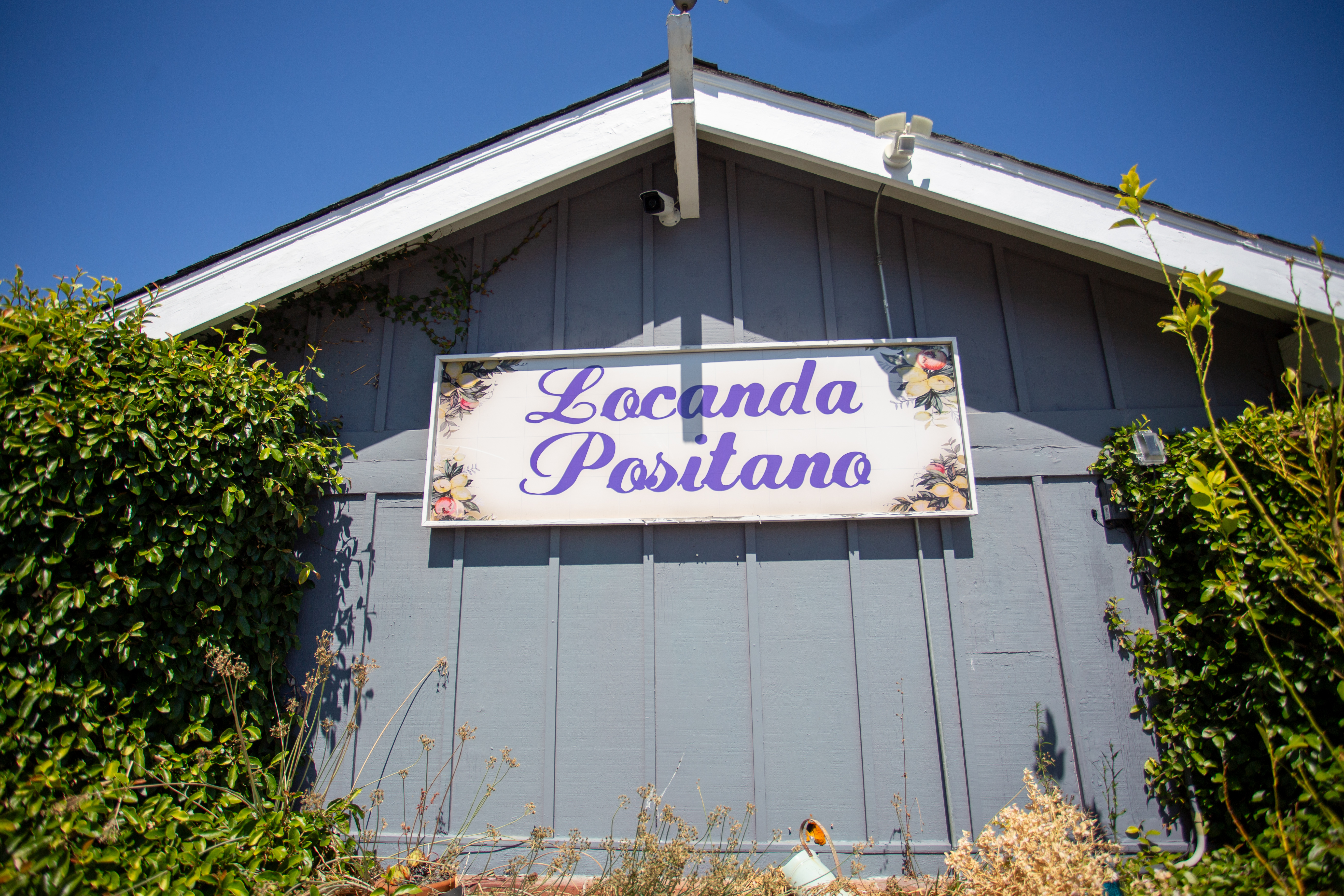 a sign on the side of a building