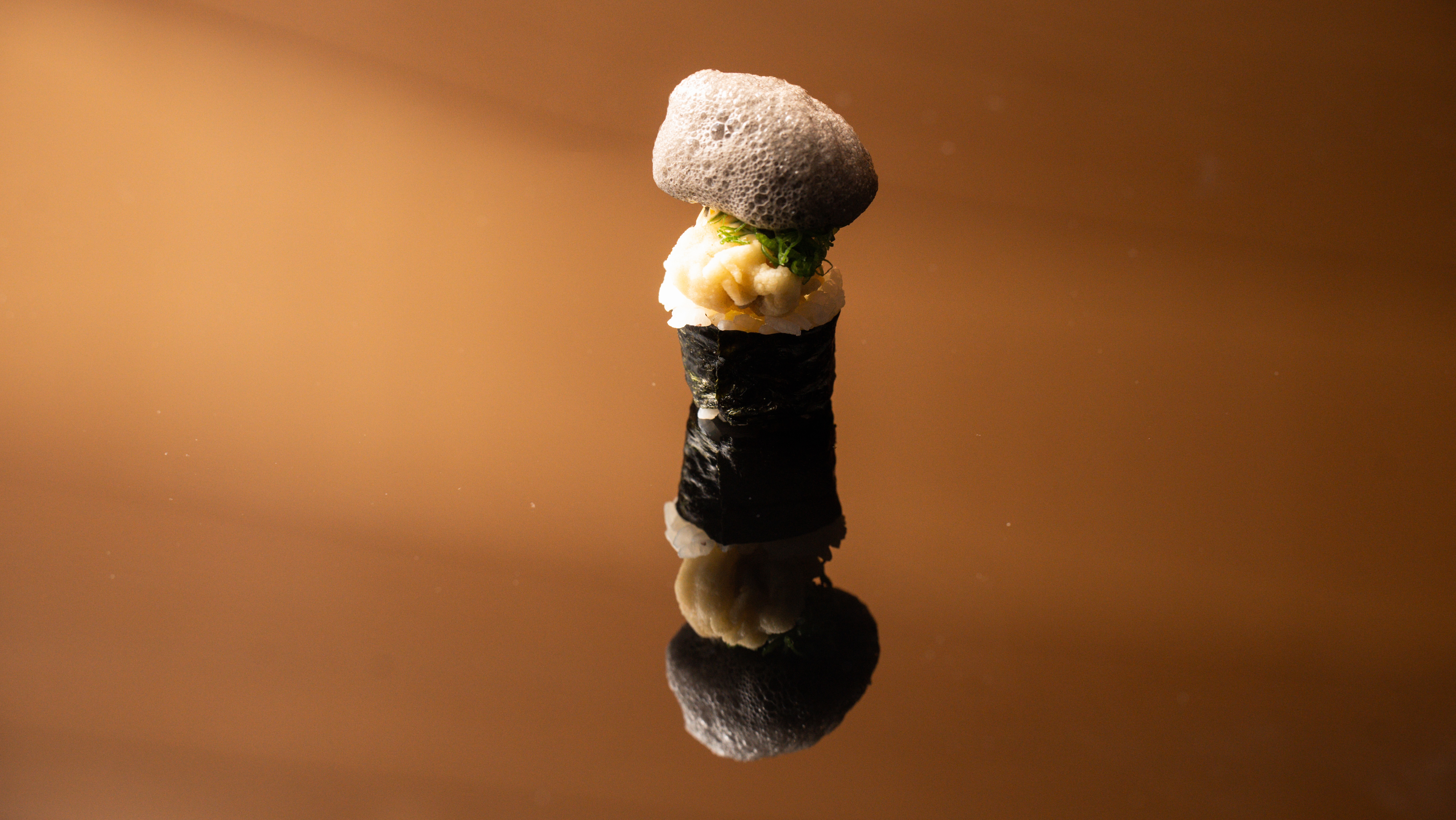 a plate of food on a table