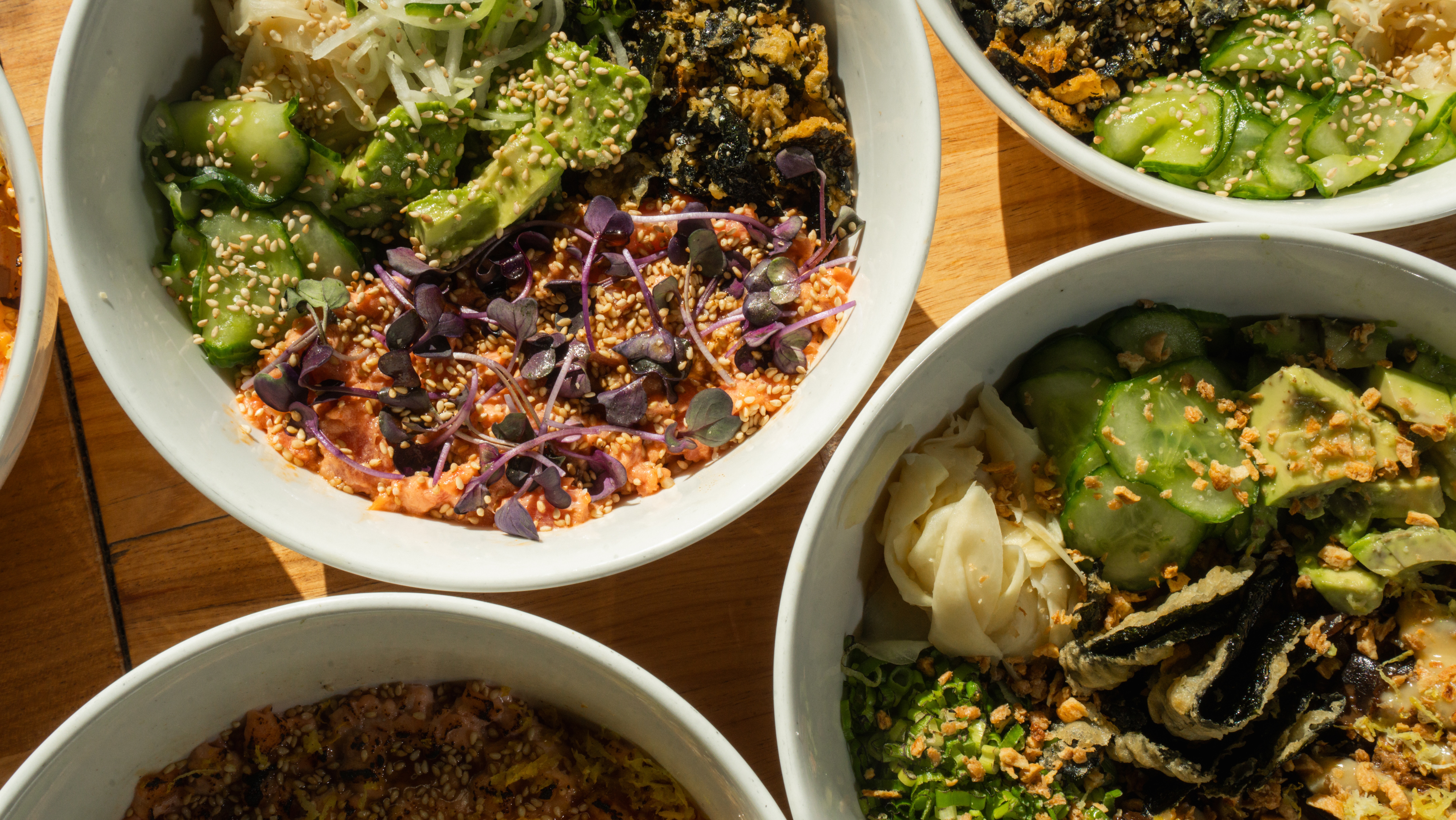 a plate of food on a table