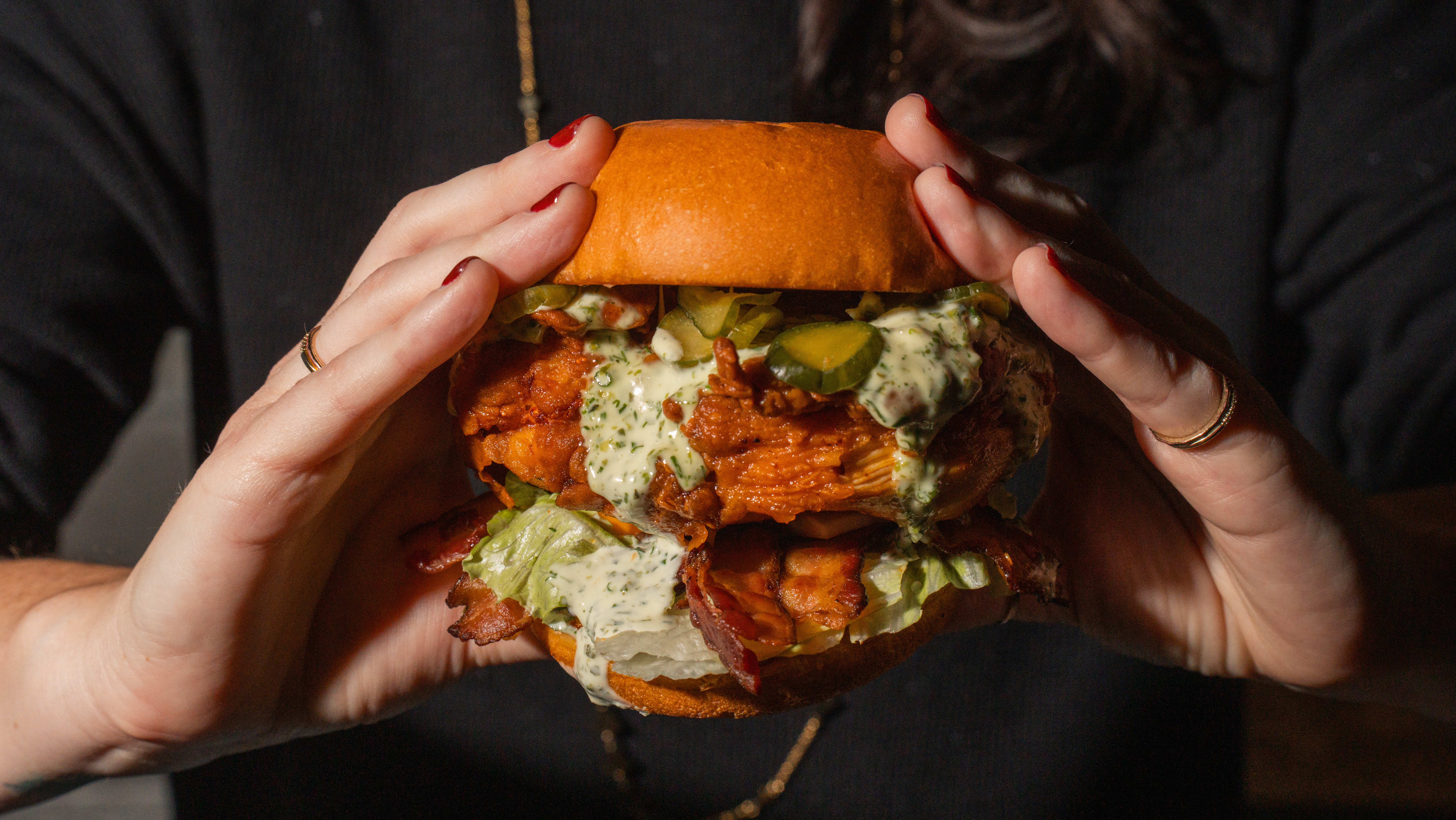 a plate of food on a table